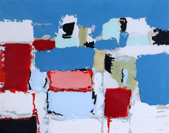 § Nicolas de Stael (1914-1955) Méditerranée (La Ciotat), 1952-1953 16.5 x 21in.